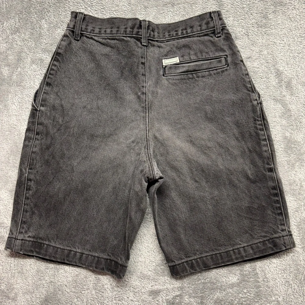 Guess Denim Shorts Women 27 Acid Wash Black Vintage Georges Marciano USA - Picture 12 of 12